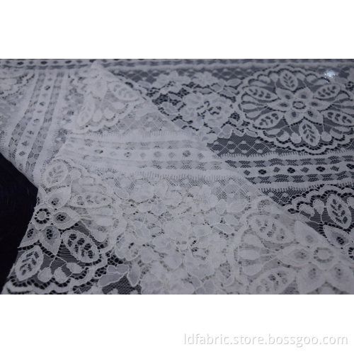 Hot Sale Nylon Rayon Baumwolle Cord Lace